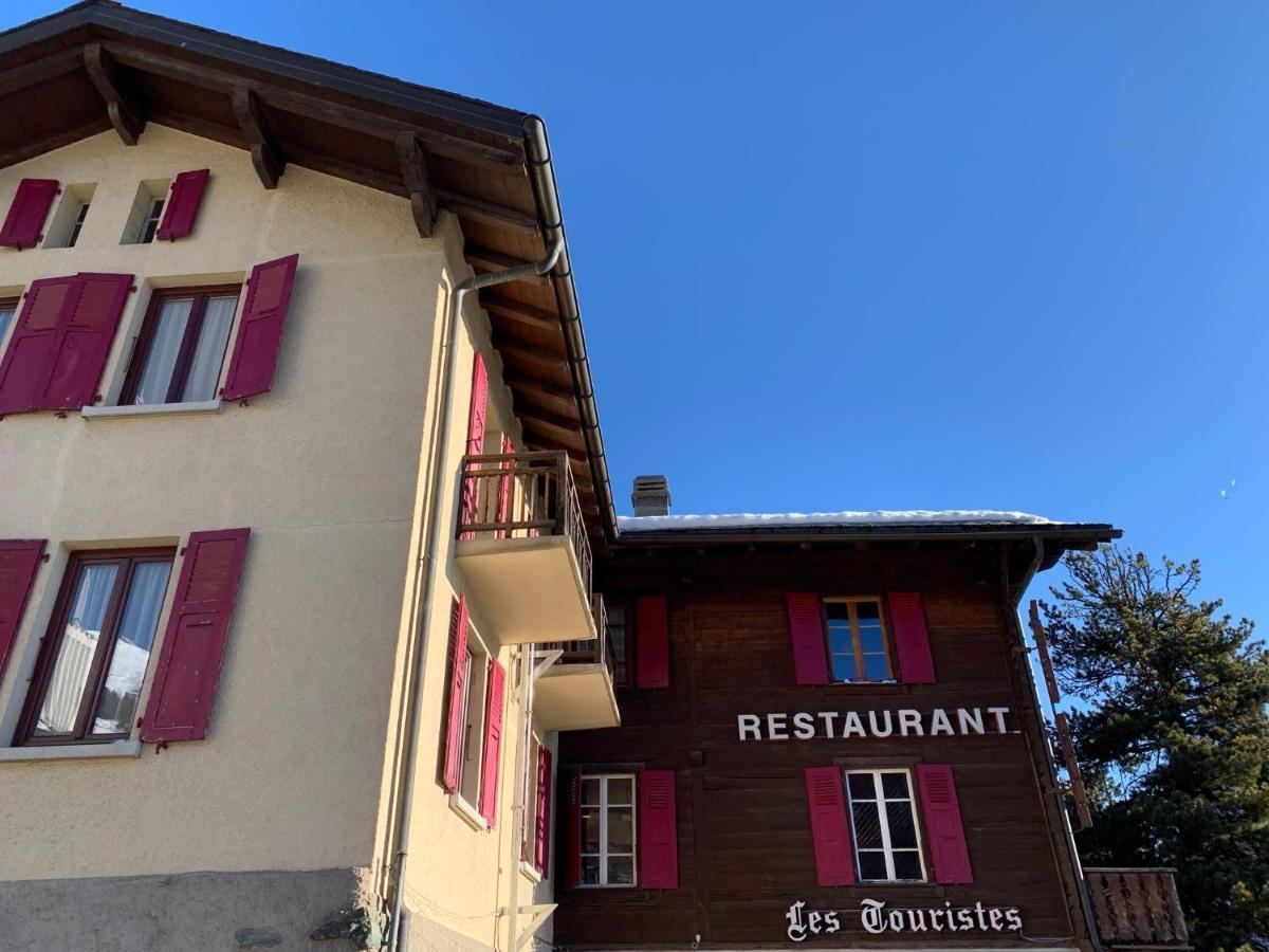 Hotel Les Touristes Verbier Buitenkant foto